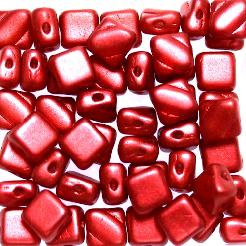 Lava Red Silky Beads 10g