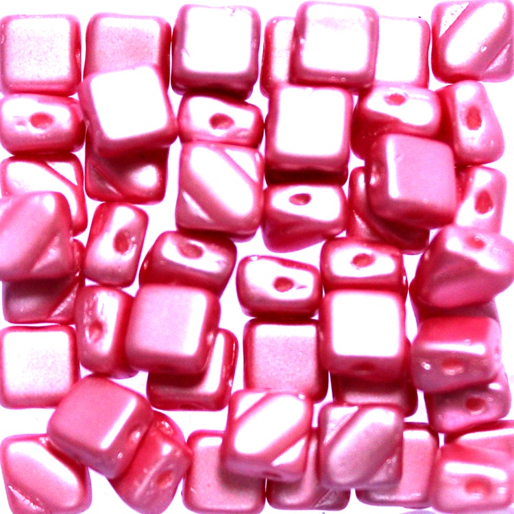 Alabaster Pastel Pink Silky Beads 10g