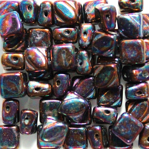 Jet Iris Silky Beads 10g
