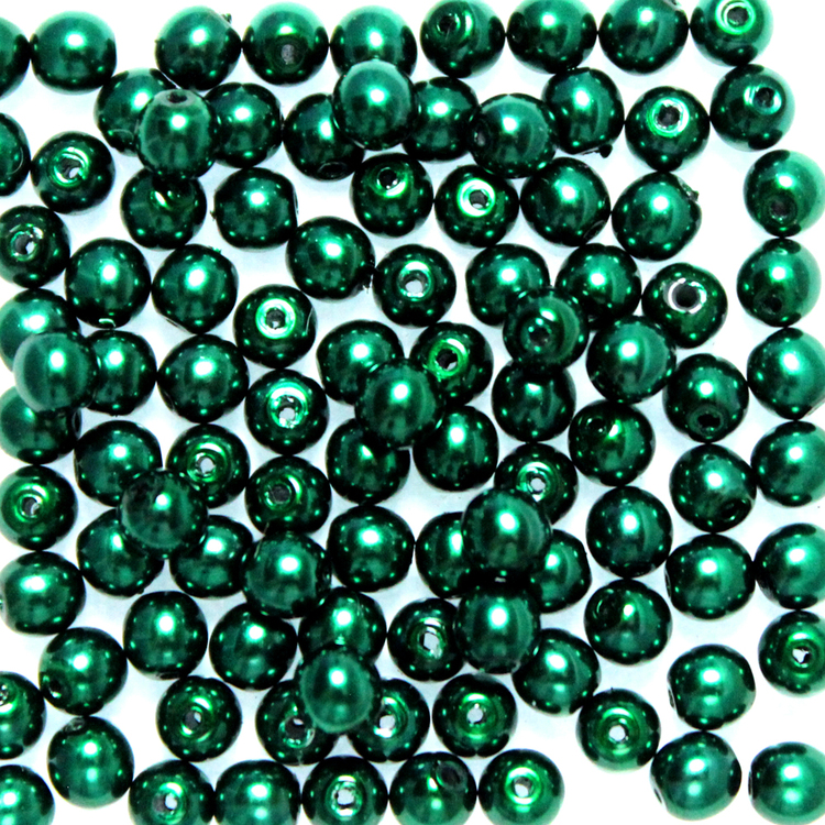 Deep Emerald Vaxade Runda/Druks 3mm 100st