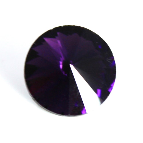 Purple Kinesisk Rivoli 10mm 4st