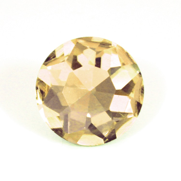 Light Topaz Kinesisk Round Stone 25mm 1st