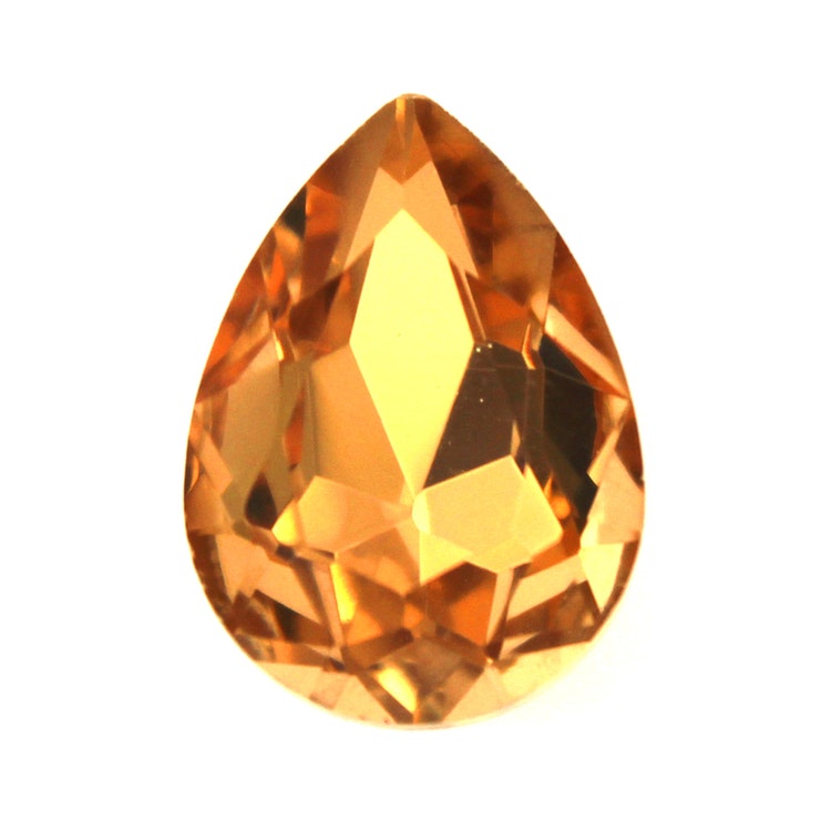 Topaz Kinesisk Strass Droppe 18x13mm 2st