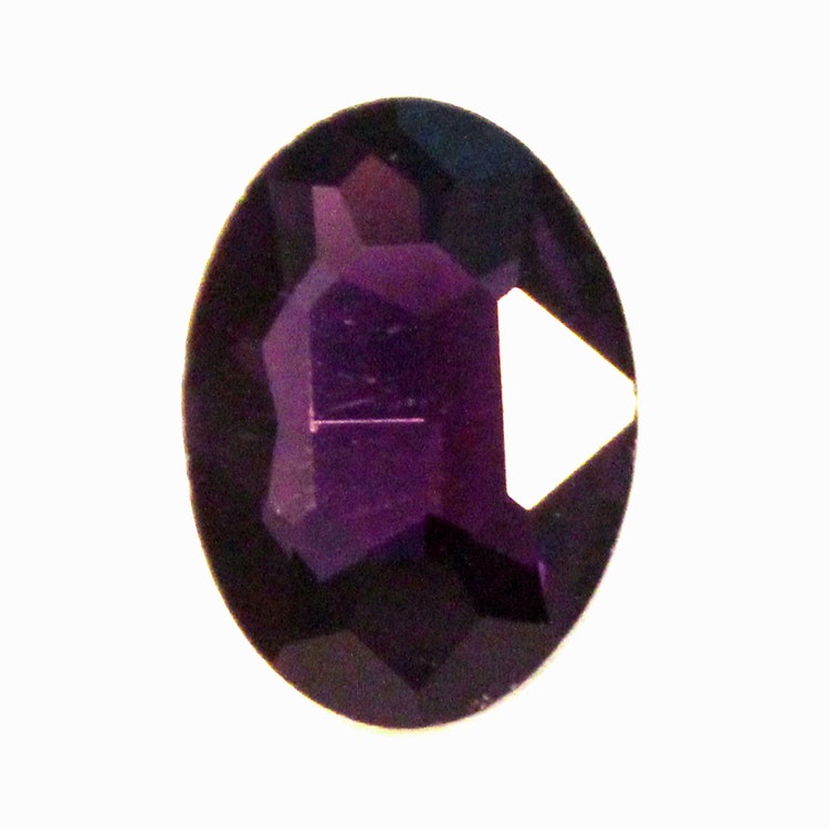 Purple Kinesisk Strass Oval 14x10mm 3st