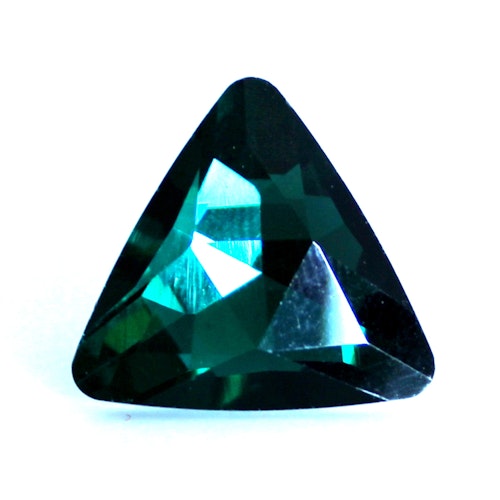 Emerald Kinesisk Strass Triangel 18mm 2st