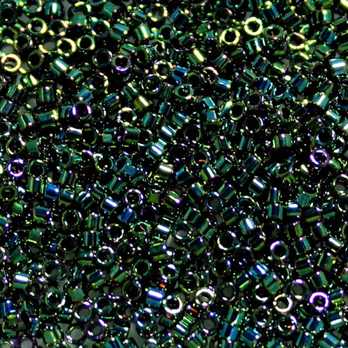 Metallic Rainbow Green DB-0027 Delicas 11/0 5g