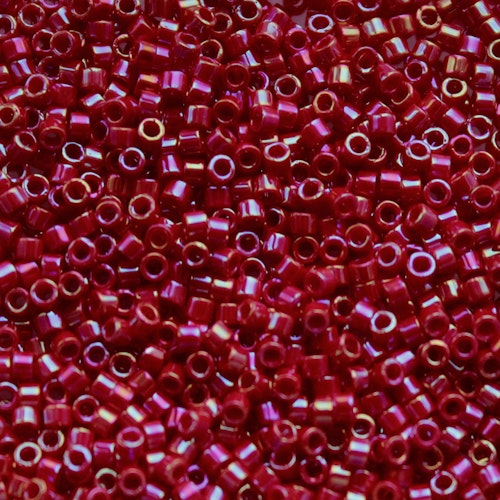 Opaque Red AB DB-0162 Delicas 11/0 5g