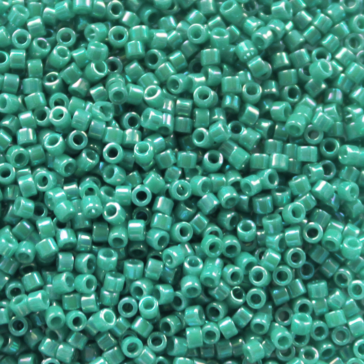 Opaque Turqoise Green AB DB-0166 Delicas 11/0 5g