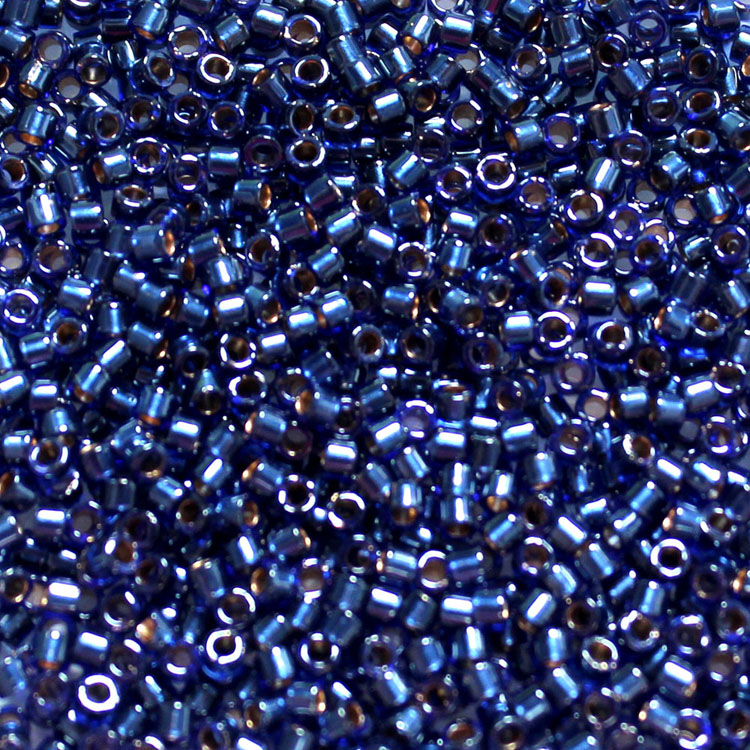 Lined Cobalt Luster DB-0278 Delicas 11/0 5g