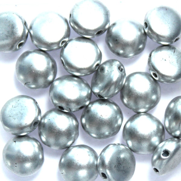 Aluminium Silver Candy 8mm 20st