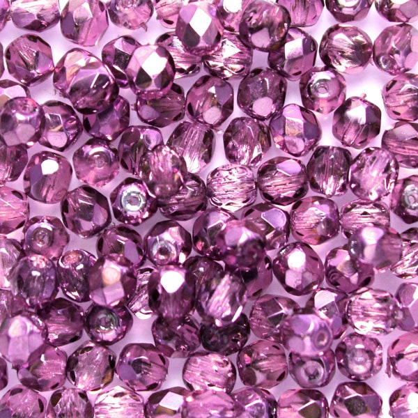 Purple Metallic Ice Fire Polish 4mm 100st