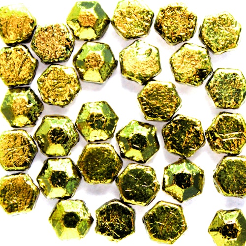 Chiseled Amber Honeycomb Jewel 30st