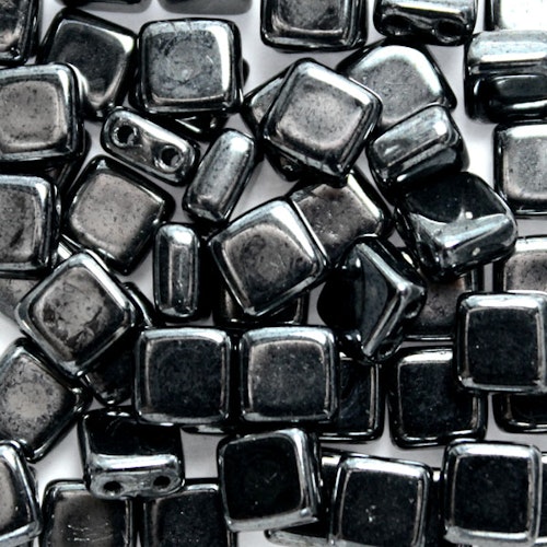 Jet Hematite Tile 50st