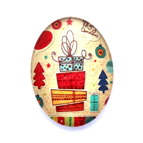 Julmotiv 58 Cabochon 40x30mm 1st