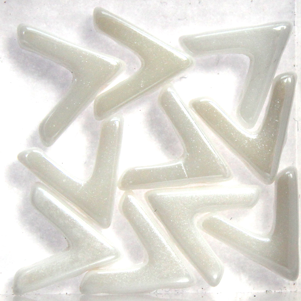 Opaque White Shimmer AVA 10st