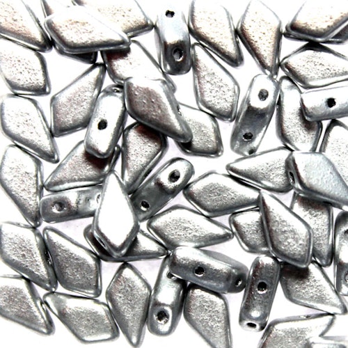 Aluminium Silver Kite Bead 10g