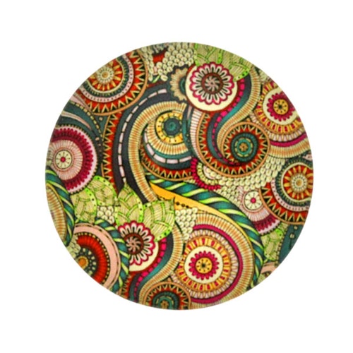 Paisley 9 Cabochon 30mm 1st