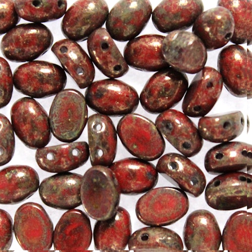 Opaque Red Bronze Picasso Samos 10g