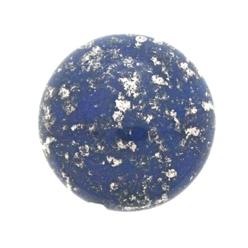 Opaque Sapphire Silver Cabochon Par Puca 18mm 1st