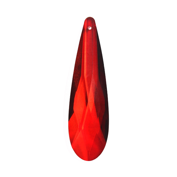 Red Droppe Glas 76x21mm 1st