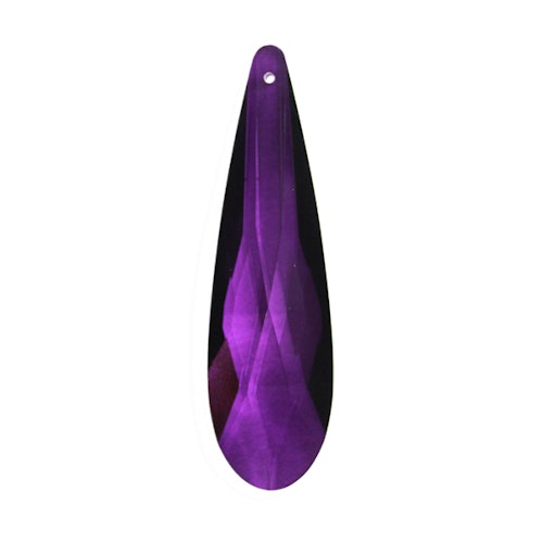 Purple Droppe Glas 76x21mm 1st