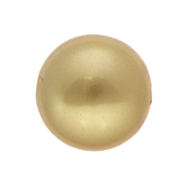 Vintage Gold Swarovski Coin Pearl 14mm 5860 1st