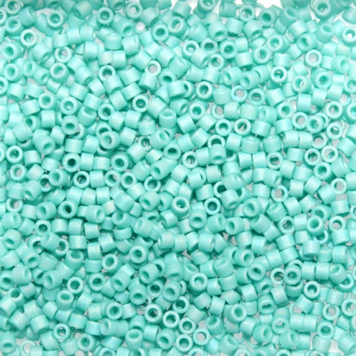 Matte Opaque Turquoise AB DB-0878 Delicas 11/0 5g