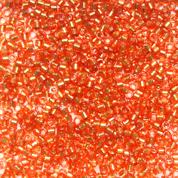 Duracoat Silverlined Dyed Clementine DB-2158 Delicas 11/0 5g