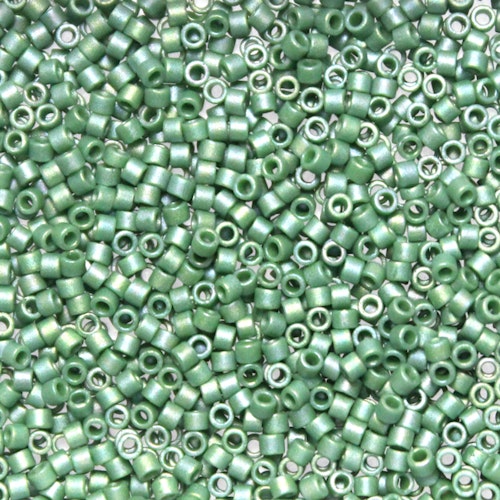 Matte Opaque Glazed Turtle Green AB DB-2311 Delica 11/0 5g
