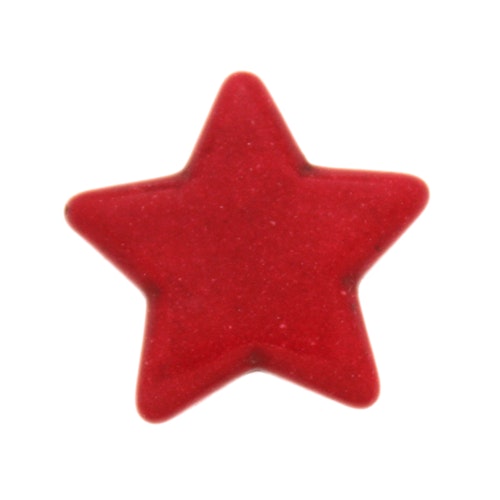 Röd Howlit Stjärnor 25mm 1st