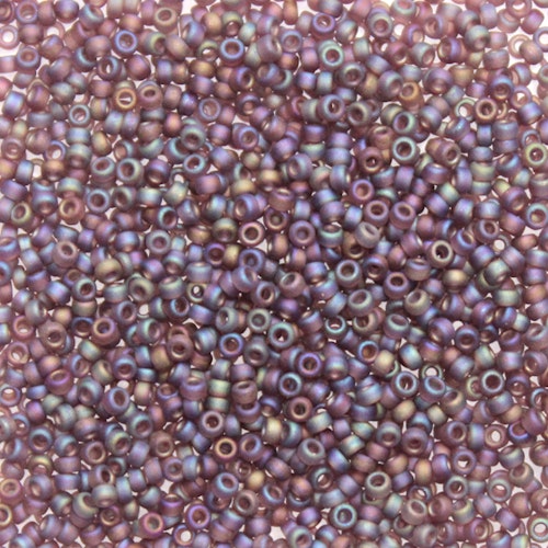 Matte Smokey Amethyst AB 15-0153FR Miyuki Seedbeads 15/0 5g