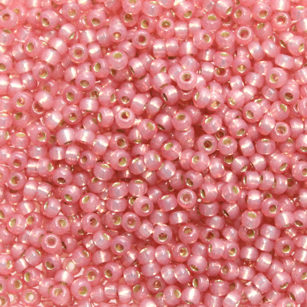 Duracoat Silverlined Dyed Pink 11-4237 Miyuki 11/0 10g
