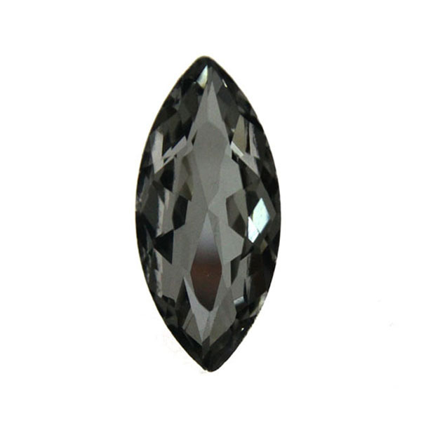 Black Diamond Kinesisk Strass Navette 15x7mm 3st
