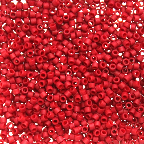 Dyed Semi-matte Opaque Red DB-0796 Delicas 11/0 5g