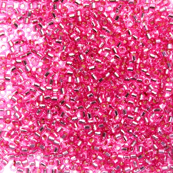 Duracoat Silverlined Dyed Pink Parfait DB-2153 Delicas 11/0 5g