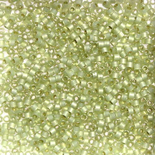 Silverlined Pale Lime Opal DB-1453 Delicas 11/0 5g