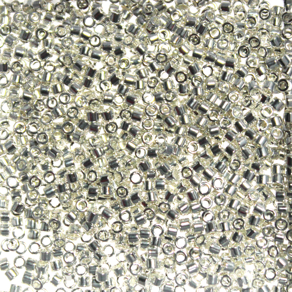 Bright Sterling Plated DB-0551 Delicas 11/0 5g