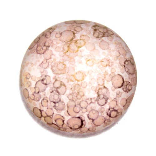 Crystal Mat Teracota Bronze Cabochon Par Puca 18mm 1st