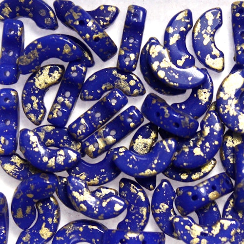 Opaque Blue Gold Splash Arcos 10g