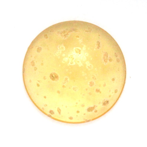 Light Topaz Gold Splash Cabochon Par Puca 18mm 1st