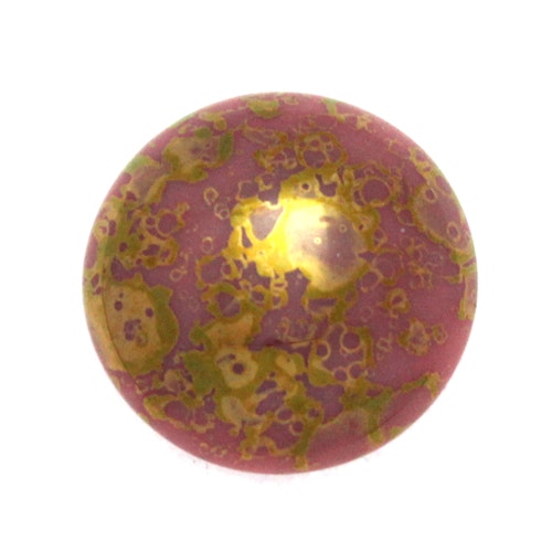 Opaque Rose Teracota Bronze Cabochon Par Puca 18mm 1st