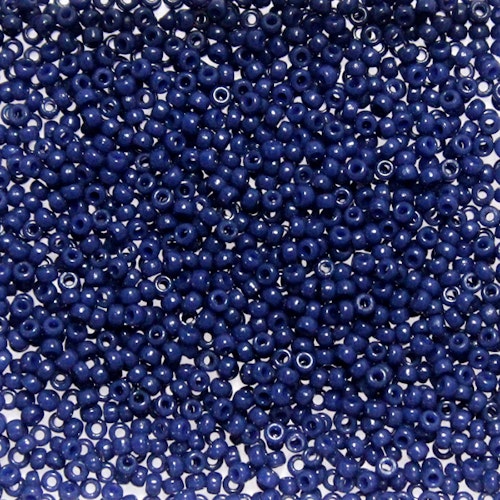 Duracoat Opaque Navy Blue 15-4493 Miyuki Seedbeads 15/0 5g
