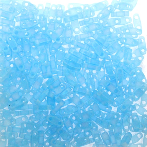 Matte Transparent Light Blue AB QTL0148FR Miyuki Quarter Tila 5g