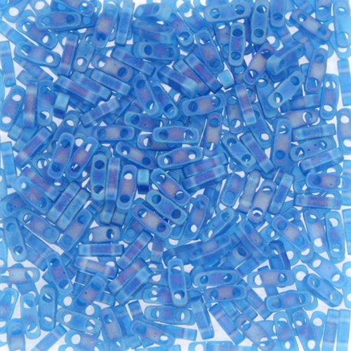 Matte Transparent Capri Blue AB QTL0149FR Miyuki Quarter Tila 5g