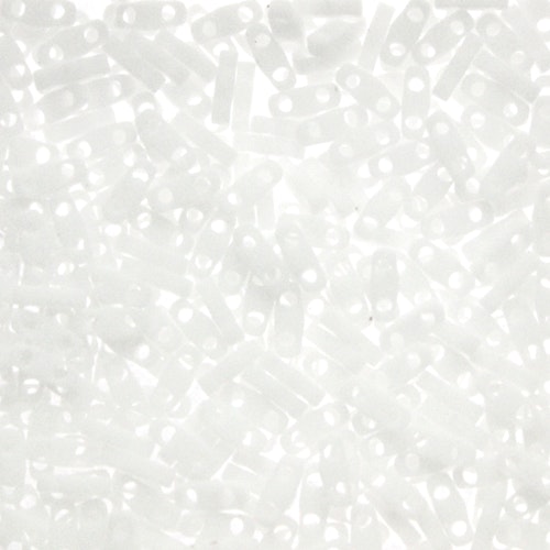 Matte Opaque White QTL0402F Miyuki Quarter Tila 5g
