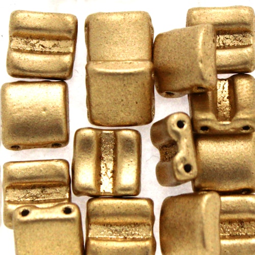 Aztec Gold Fixer Bead Horizontal Holes 5g
