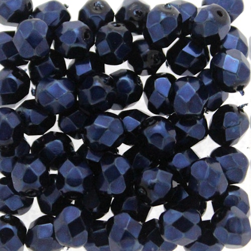 Heavy Metal Dark Blue Fire Polish 6mm 50st