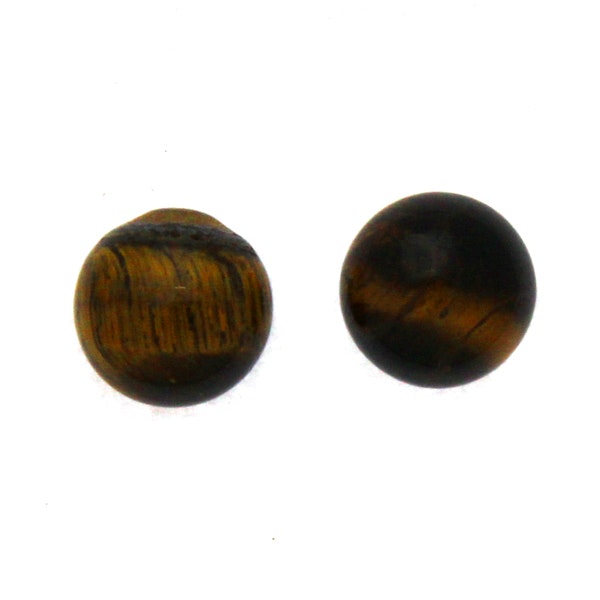 Tigeröga Cabochon Rund 12mm 2st