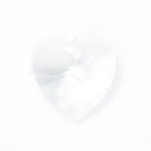 Crystal Hjärta Glas 10x10mm 1st