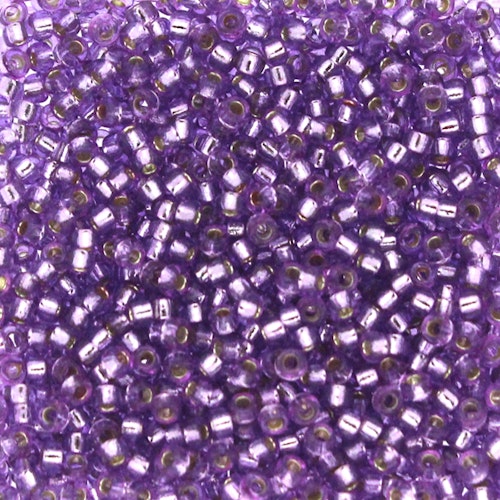 Duracoat Silverlined Dyed Lavender 15-4278 Miyuki 15/0 5g